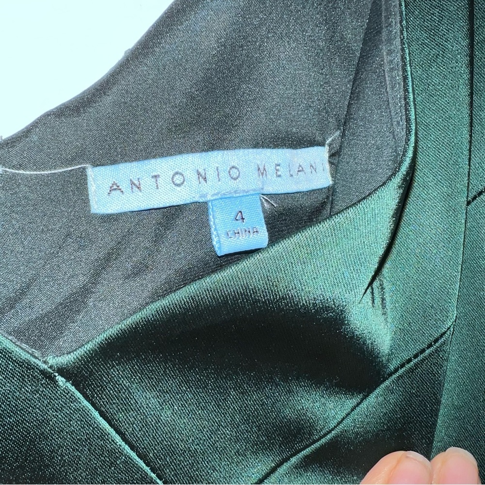 Antonio Melani emerald green sleeveless dress - Picture 6 of 7